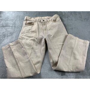 Vintage Tan Levi's Jeans Mens W36 L30 (FITS 34 x 29) black tag